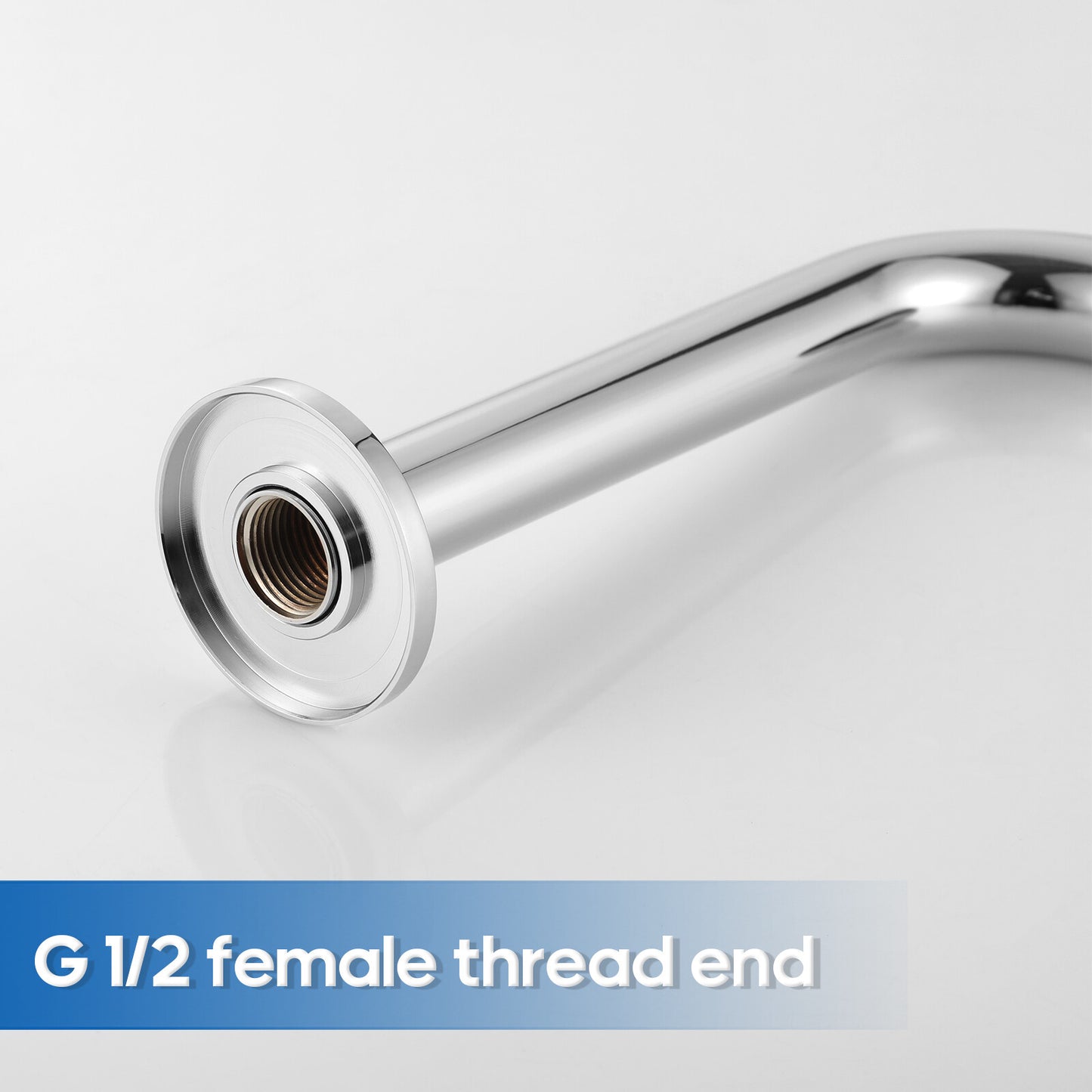 Decaura Bath Spout Wall Water Spout Basin Shower Mixer Taps Tapware Set Bathroom