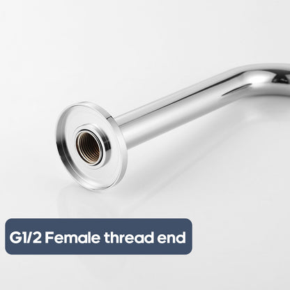 Decaura Bath Spout Laundry Round Chrome Wall Water Spouts Tapware Mixer Taps Set