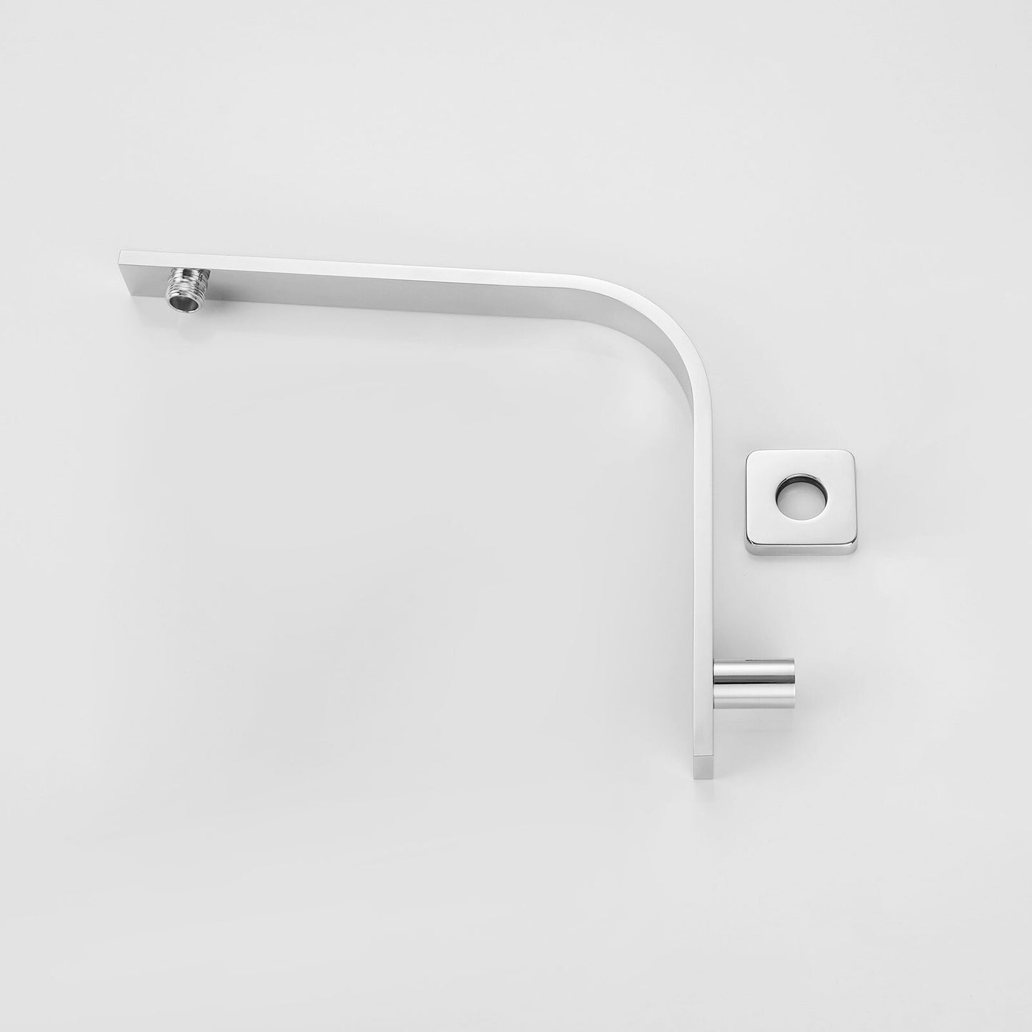 Decaura Rain Shower Head Gooseneck Shower Arm Chrome/Black Round/Square