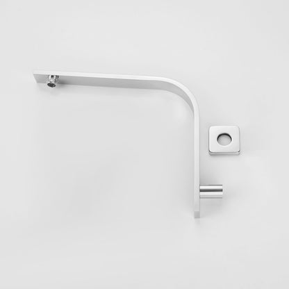 Decaura Rain Shower Head Gooseneck Shower Arm Chrome/Black Round/Square