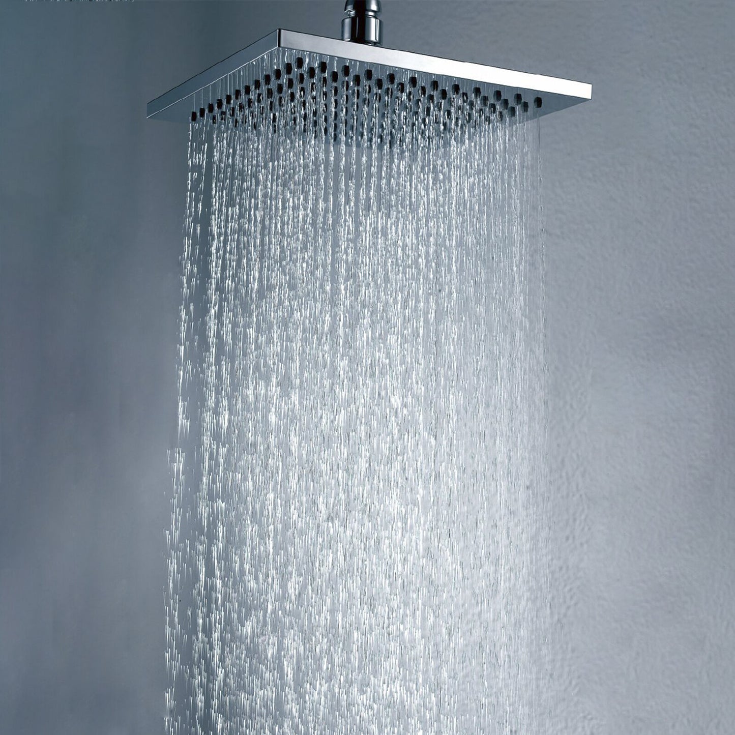 Decaura Rain Shower Head Gooseneck Shower Arm Chrome/Black Round/Square