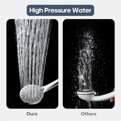 Decaura 5-Mode Hand Held Shower Head with 1.5m Shower Hose Chrome High Pressure