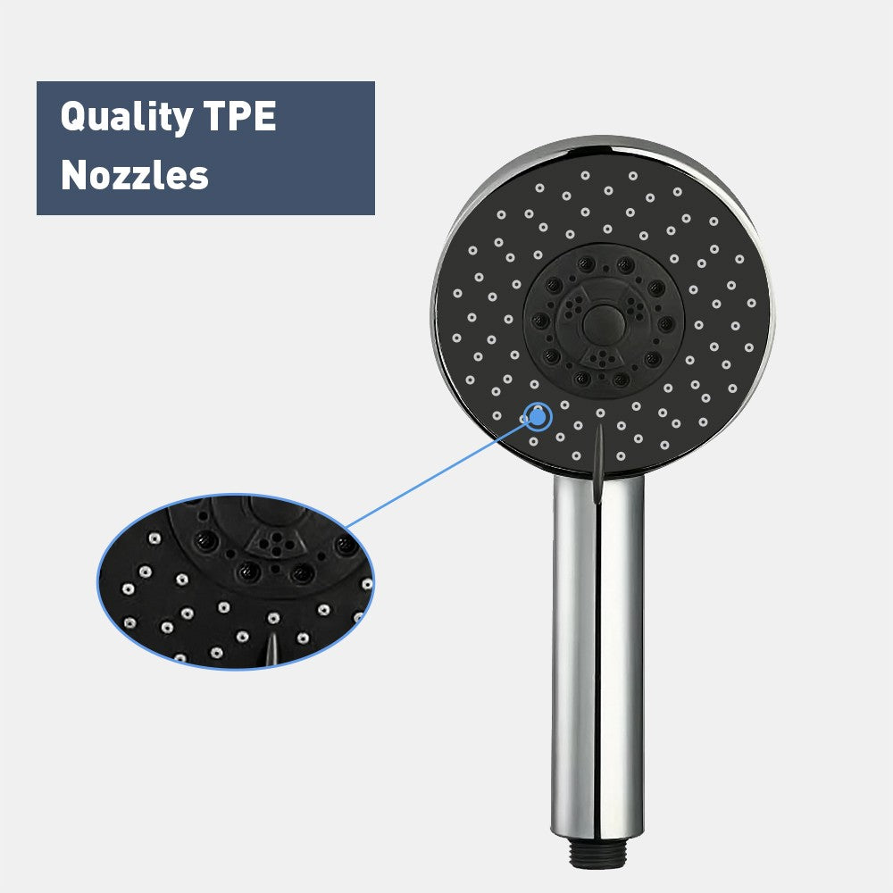WELS Hand Held Shower Head 4-Mode Spray with Stop Function Bathroom Bath