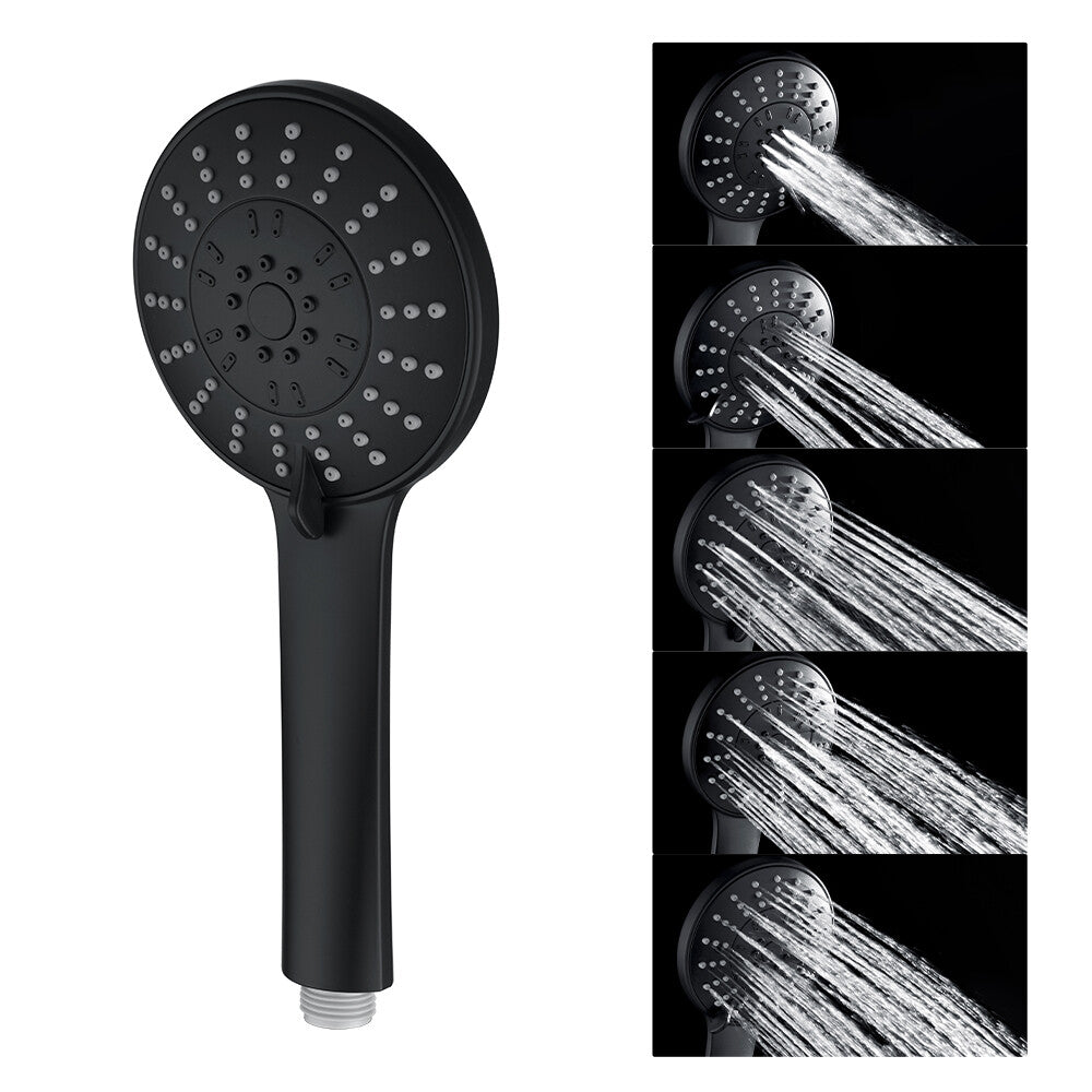 Decaura Hand Held Shower Head 5-Mode Sprayer with 1.5m flexible Shower Hose