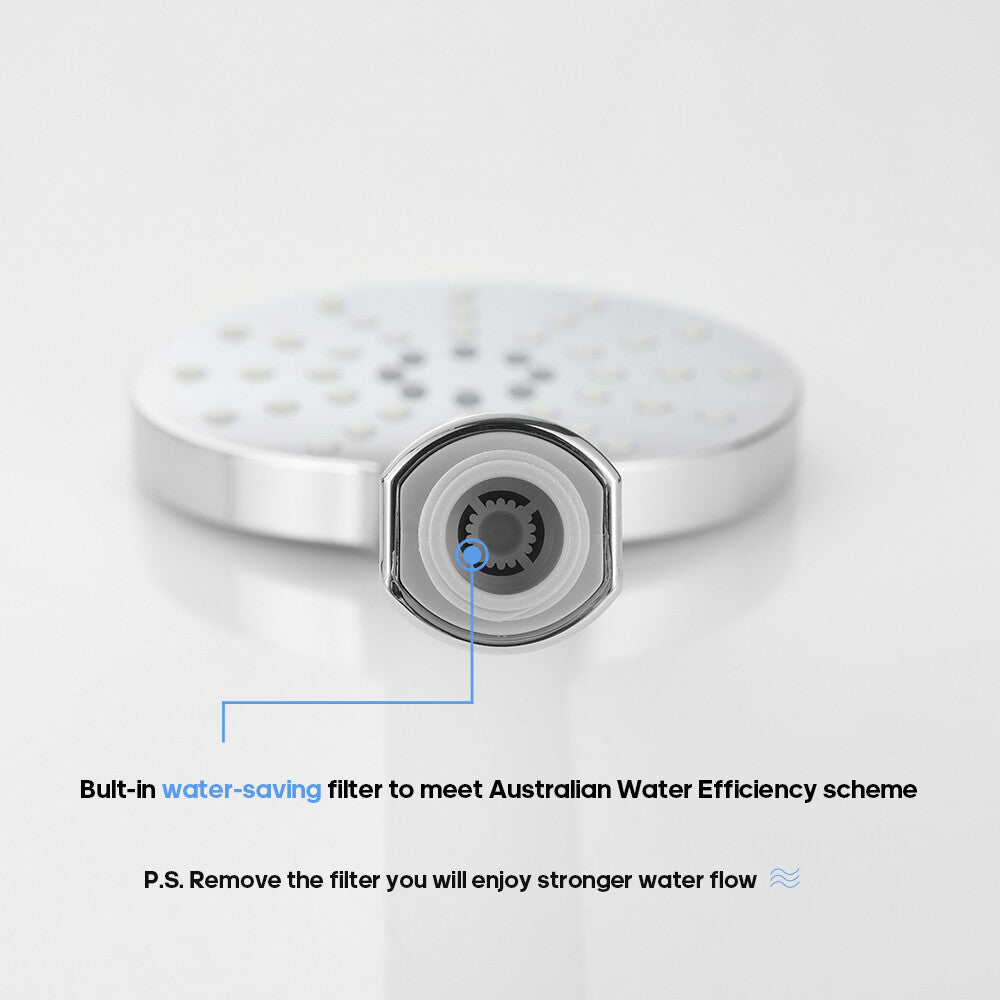 Decaura Hand Held Shower Head Set Shower Handset 3-Mode Sprayer Shower Taps