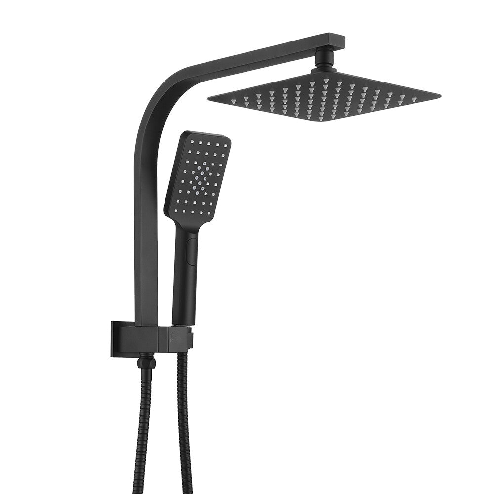 Decaura Shower Head Set 2 in 1 System Gooseneck Arm Wall Tapware Mixer Taps