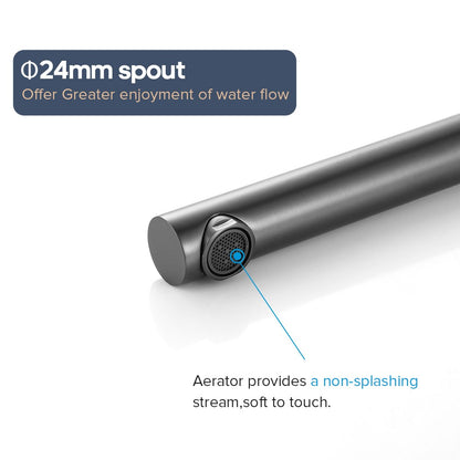 Decaura Bath Spout Wall Water Spout Basin Shower Mixer Taps Tapware Set Bathroom