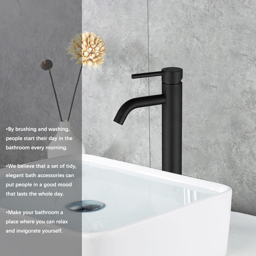 Decaura Bathroom Basin Mixer Tap Vanity Faucet Single Handle Tapware Tall/Small