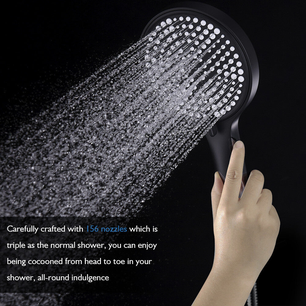 Decaura Hand Held Shower Head 3/4/5-Mode Spray Bathroom Round/Square Bathroom