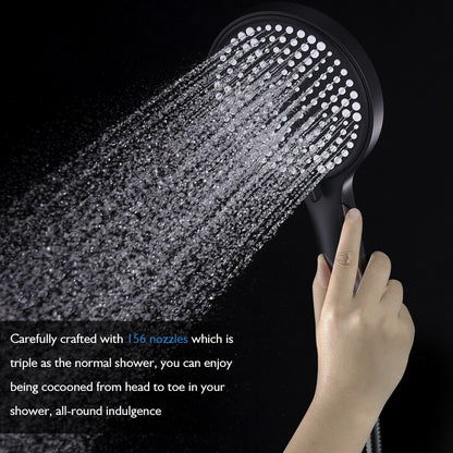 Decaura Hand Held Shower Head 3/4/5-Mode Spray Bathroom Round/Square Bathroom