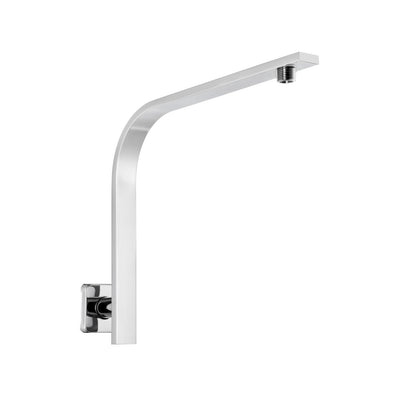 Decaura Rain Shower Head Gooseneck Shower Arm Chrome/Black Round/Square