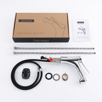 Decaura Bathroom Basin Mixer Tap Vanity Faucet Single Handle Tapware Tall/Small