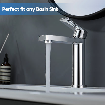 Decaura Bathroom Basin Mixer Tap Vanity Faucet Single Handle Tapware Tall/Small