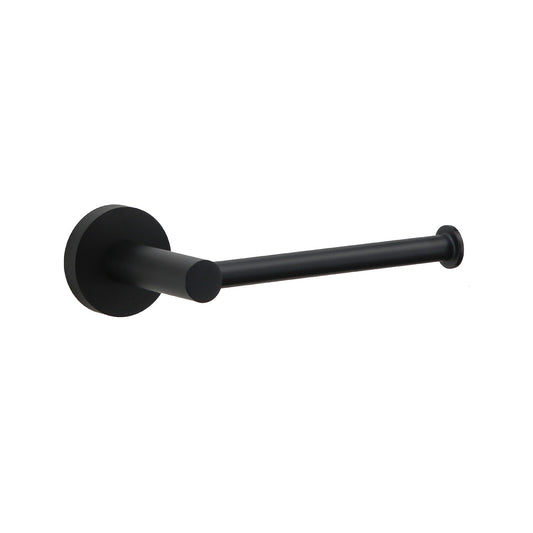 Decaura Toilet Paper Roll Holder Round Black Wall Mount Bathroom