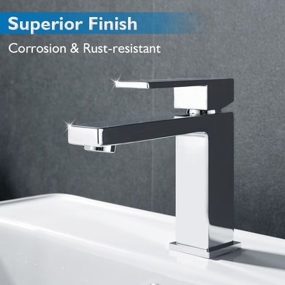Decaura Bathroom Basin Mixer Tap Vanity Faucet Single Handle Tapware Tall/Small