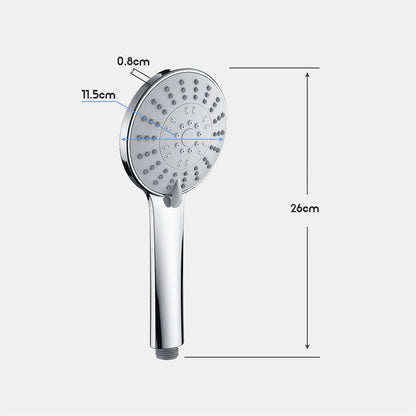 Decaura Hand Held Shower Head 3/4/5-Mode Spray Bathroom Round/Square Bathroom