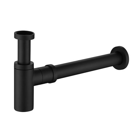 Bottle Trap P-Trap Black Basin Sink Vanity Waste Drain Outlet P-trap Tube