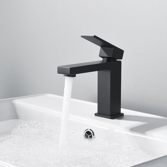 Decaura brass basin mixer vanity tap square black sink faucet bathroom luxury