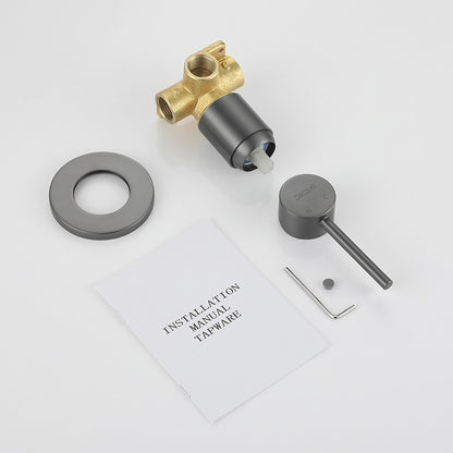 Decaura Shower Taps Brass Tapware Mixer Tap Brushed Gold/Black/Gunmetal/Nickel