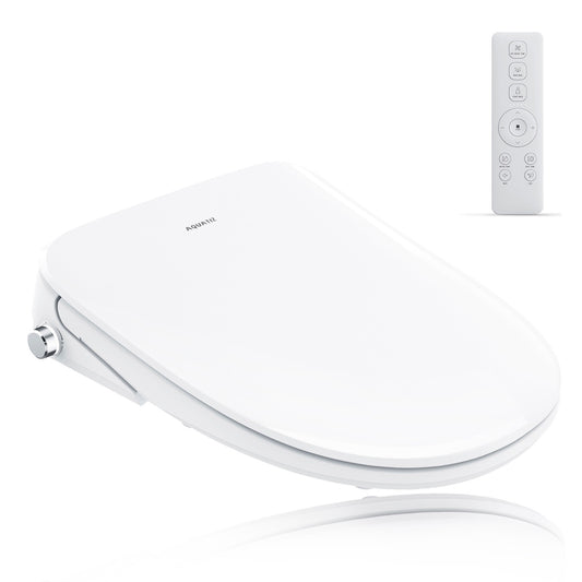 AQUATIZ D-Shape Smart Heated Bidet Toilet Seat AQ1101
