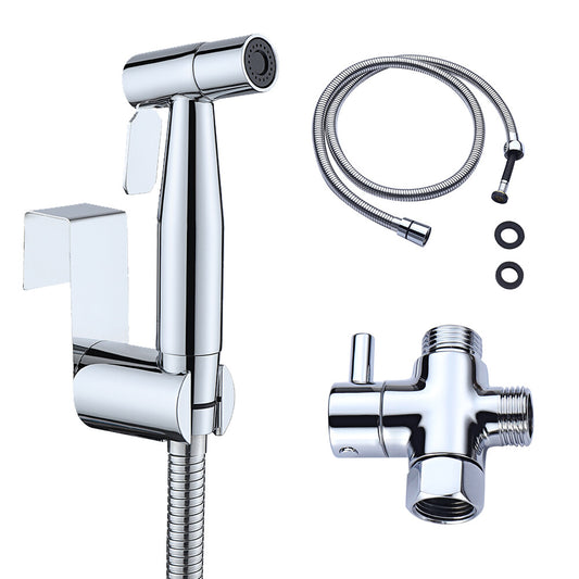Decaura Bidet Spray Kit Handheld 2-Mode Sprayer Stainless Steel Shattaf Diverter