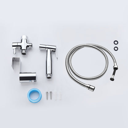 Decaura Bidet Spray Kit Handheld 2-Mode Sprayer Stainless Steel Shattaf Diverter