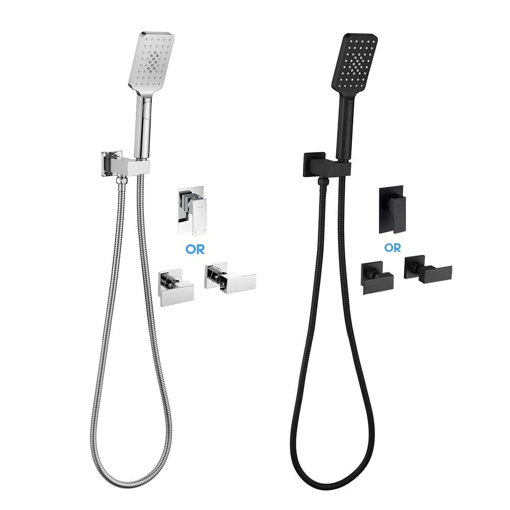 Decaura Hand Held Shower Head with Hose and Holder Set Handset Shower Mixer Tap