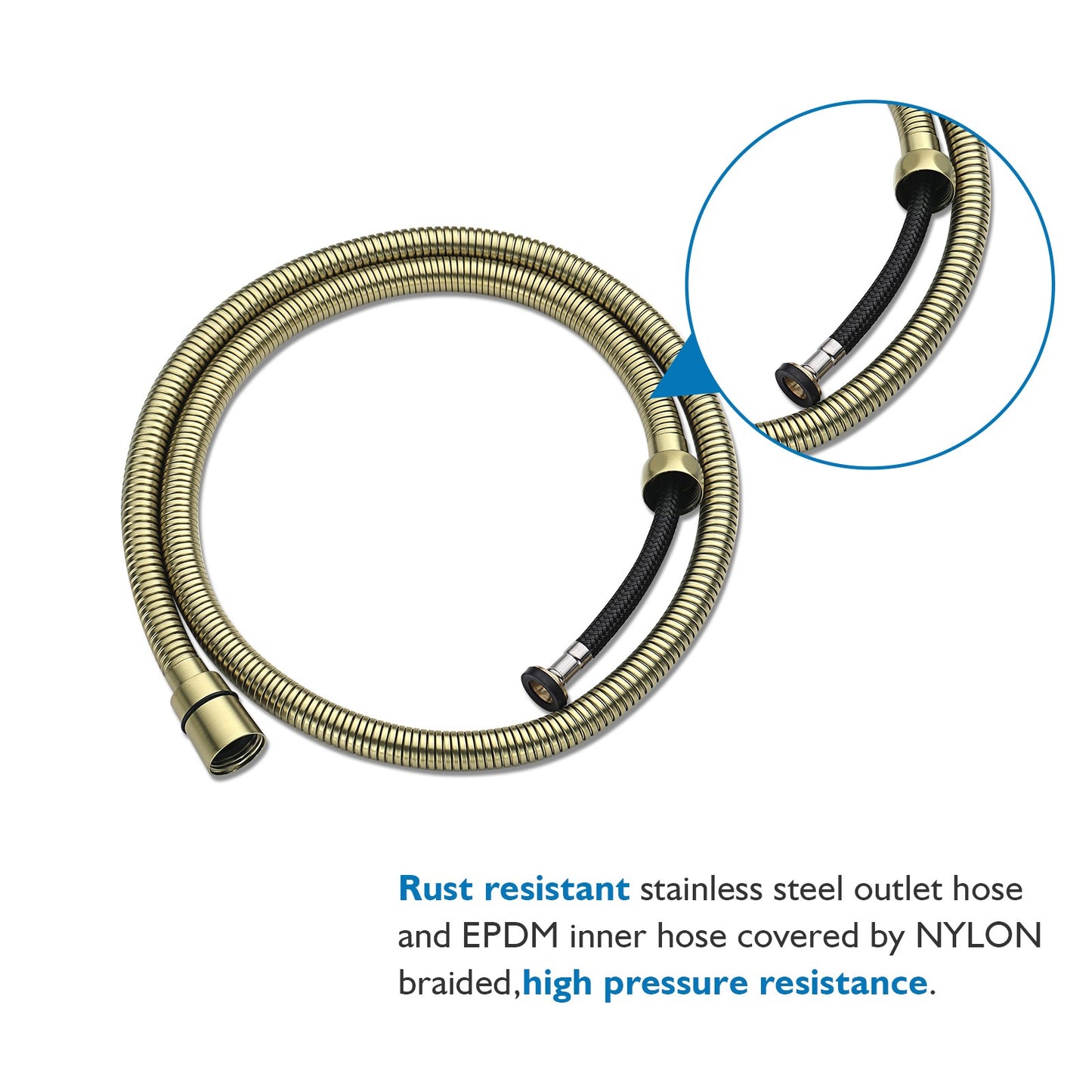 Decaura Handheld Douche Bidet Spray Kit Chrome/Brushed Gold/Brushed Nickel