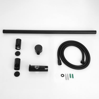 Decaura Hand Held Shower Head On Sliding Rail Set Shower Mixer Tap Wall Tapware