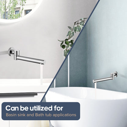 Decaura Bath Spout Wall Water Spout Basin Shower Mixer Taps Tapware Set Bathroom