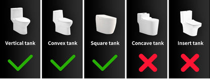 Duxta Smart Bidet Toilet Seat Cover LED Night Light Remote Control Antibacterial