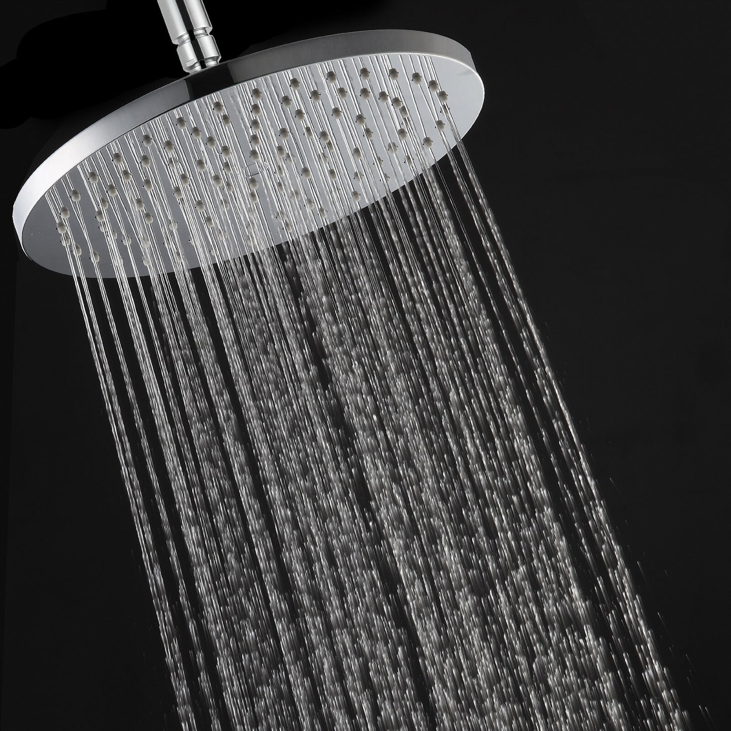 Decaura Rain Shower Head Gooseneck Shower Arm Chrome/Black Round/Square