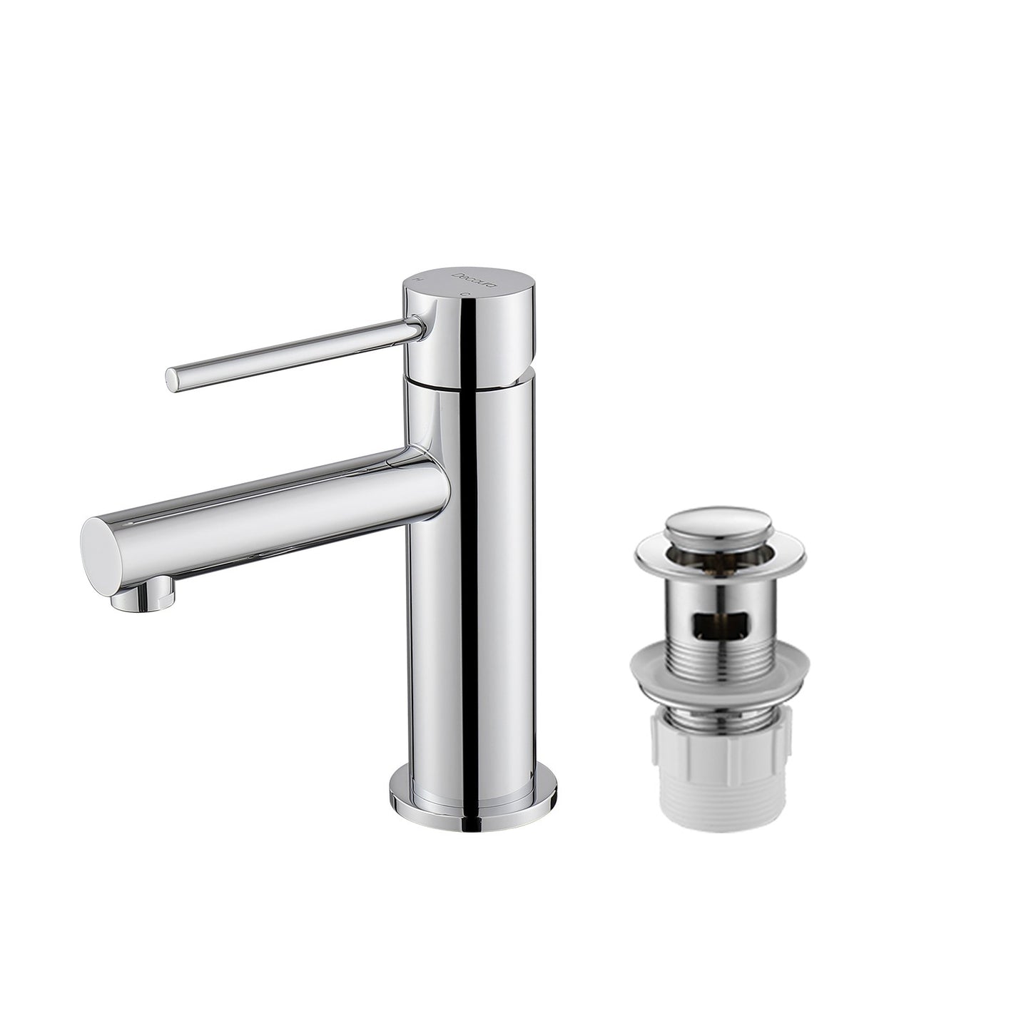 Decaura Bathroom Basin Mixer Tap with Pop Up Waste Chrome/Black/Brushed Gold