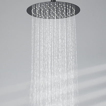 12 inch Rain Shower Head Ultra-thin 304 Stainless Steel Bathroom 2mm thick