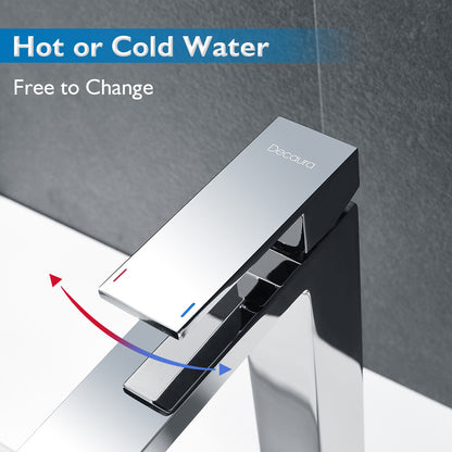 Decaura Bathroom Basin Mixer Tap Vanity Faucet Single Handle Tapware Tall/Small