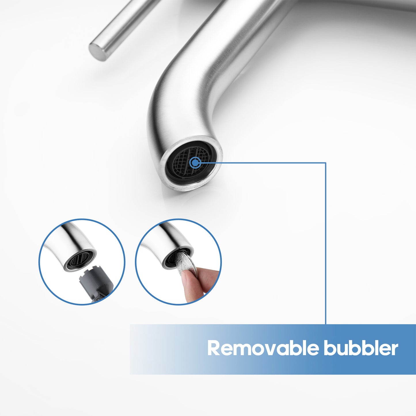 Decaura Basin Mixer Tap Bathroom Vanity Taps Pop Up Waste with/without Overflow