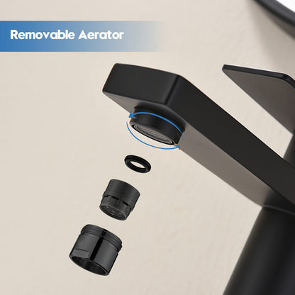 Decaura Bathroom Basin Sink Vanity Mixer Tap Black Chrome Brushed Gold