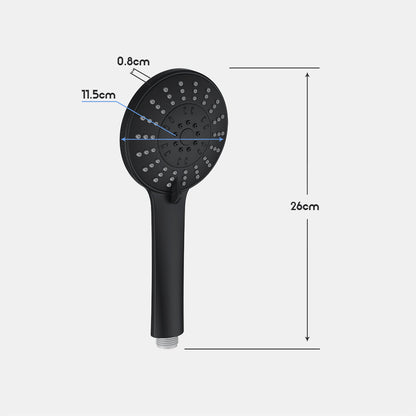 Decaura Hand Held Shower Head 3/4/5-Mode Spray Bathroom Round/Square Bathroom