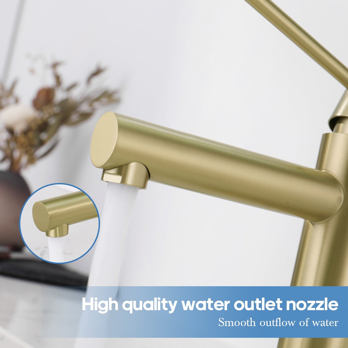 Decaura Bathroom Basin Mixer Tap Vanity Faucet Single Handle Tapware Tall/Small