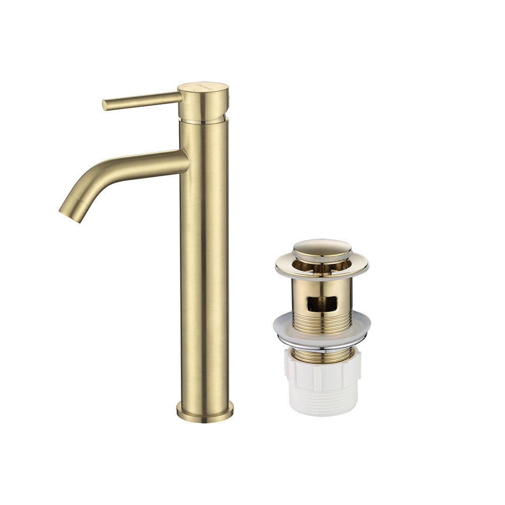 Decaura Basin Mixer Tap Bathroom Vanity Taps Pop Up Waste with/without Overflow