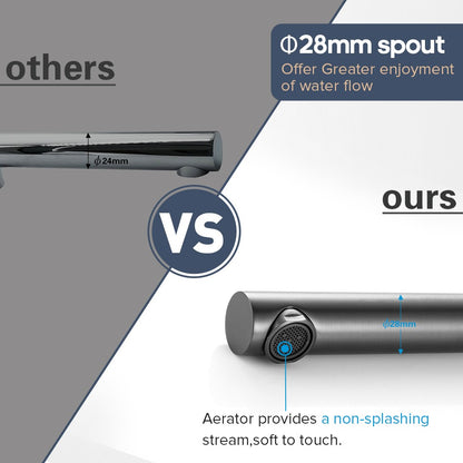 Decaura Bath Spout Wall Water Spout Basin Shower Mixer Taps Tapware Set Bathroom