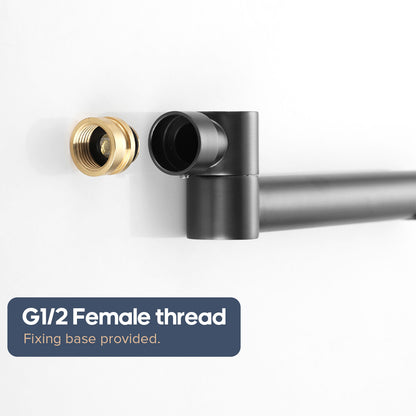 Decaura 180° swivel bath spout water spouts wall tapware mixer taps bathroom