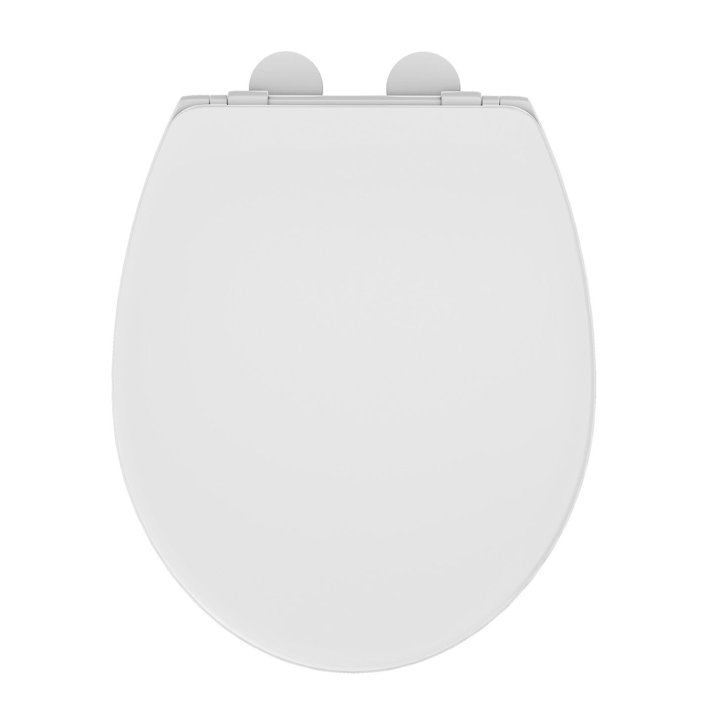 AQUATIZ Round Toilet Seat with Built-in Potty Training Seat, 2-in-1 Family Toile