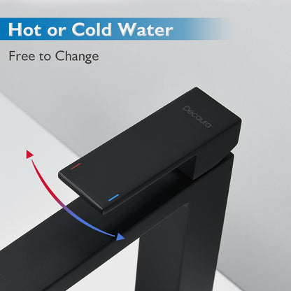 Decaura Bathroom Basin Mixer Tap Vanity Faucet Single Handle Tapware Tall/Small