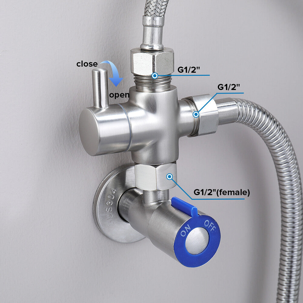 Decaura Handheld Douche Bidet Spray Kit Chrome/Brushed Gold/Brushed Nickel