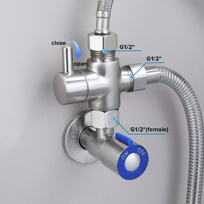 Decaura Handheld Douche Bidet Spray Kit Chrome/Brushed Gold/Brushed Nickel