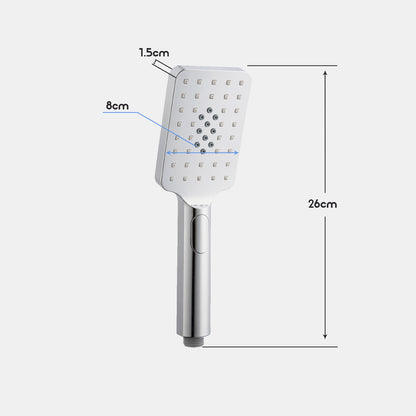 Decaura Hand Held Shower Head 3/4/5-Mode Spray Bathroom Round/Square Bathroom