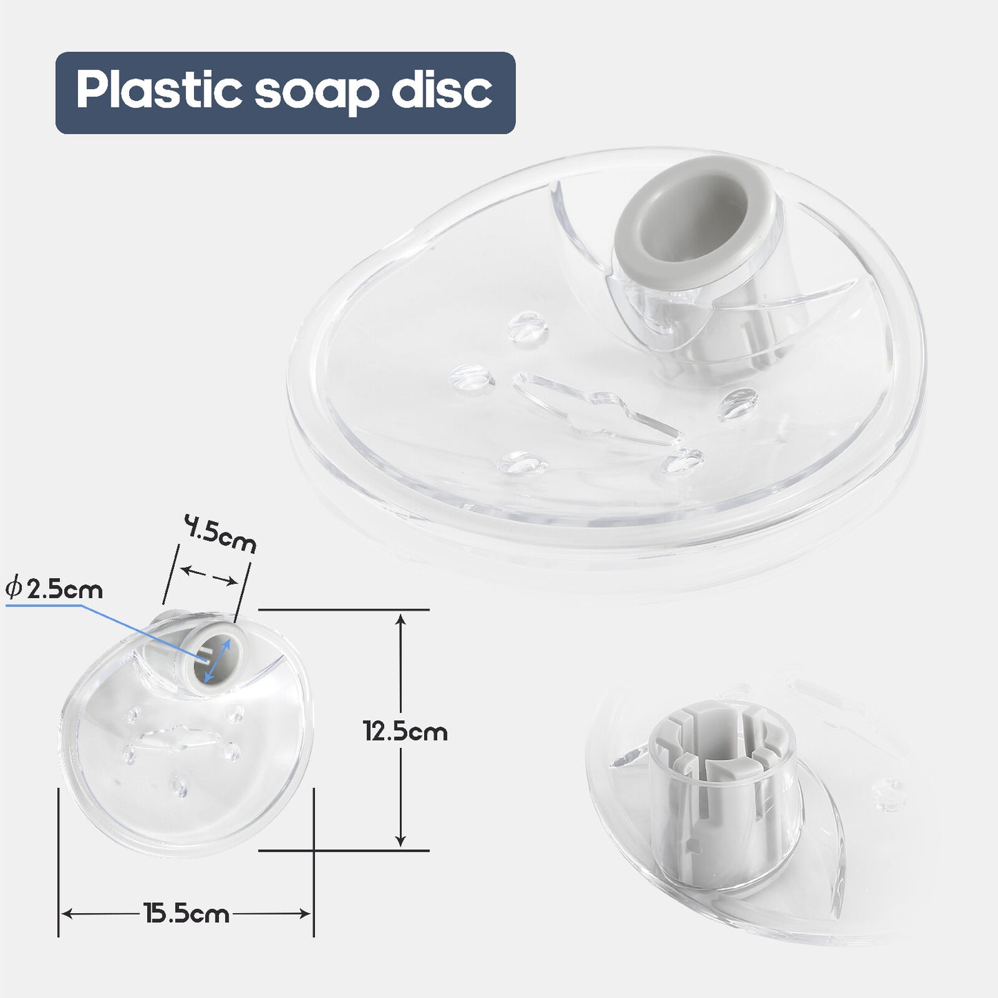 Decaura Shower Rail Set Hand Held Shower Head Wall Tapware Shower Mixer Taps