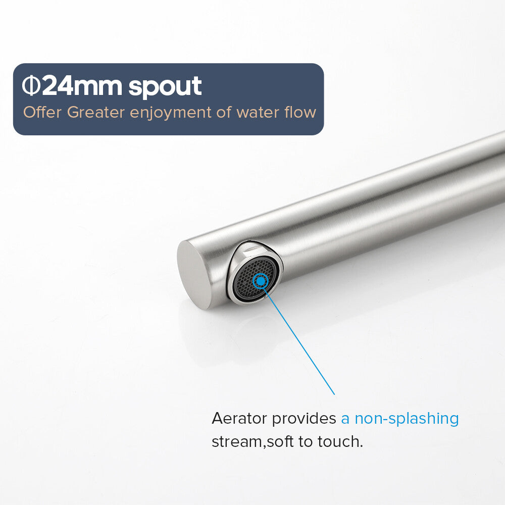 Decaura 180° swivel bath spout water spouts wall tapware mixer taps bathroom