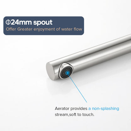 Decaura 180° swivel bath spout water spouts wall tapware mixer taps bathroom